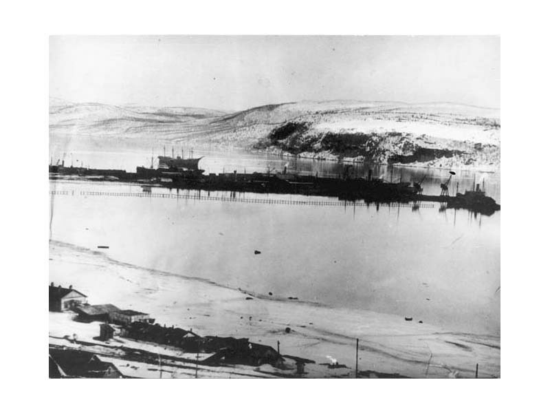 Панорама Мурманска. 1920 г. Ф. Р-1310, ед хр. 4278, 4278а, 4278(1), 4278(2)