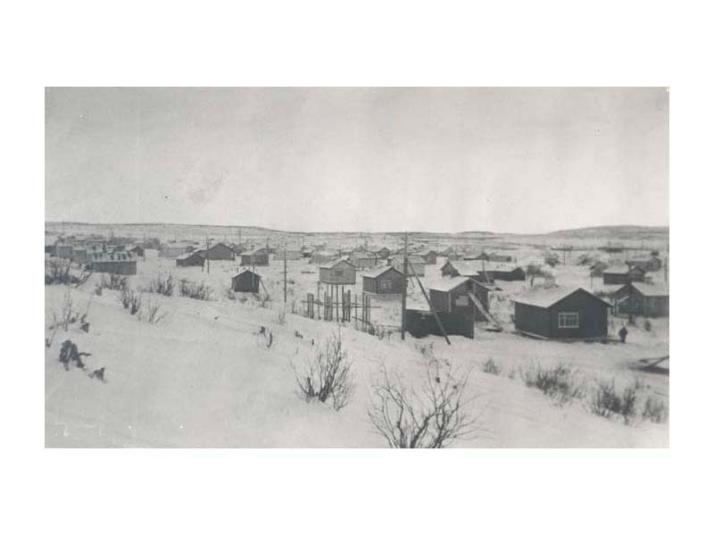 Панорама посёлка Нагорное (в 1954 г. вошел в черту Микояновского района г. Мурманска). 1947 г. Ф. Р-1310, ед. хр. 1536 (1)