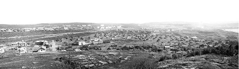 Панорама района Мурманска «Нагорное». Фото В.И Гноевого. 1973 г. Ф. Р-1342, оп.1, ед. хр. 15 (панорама - 3кадра)
